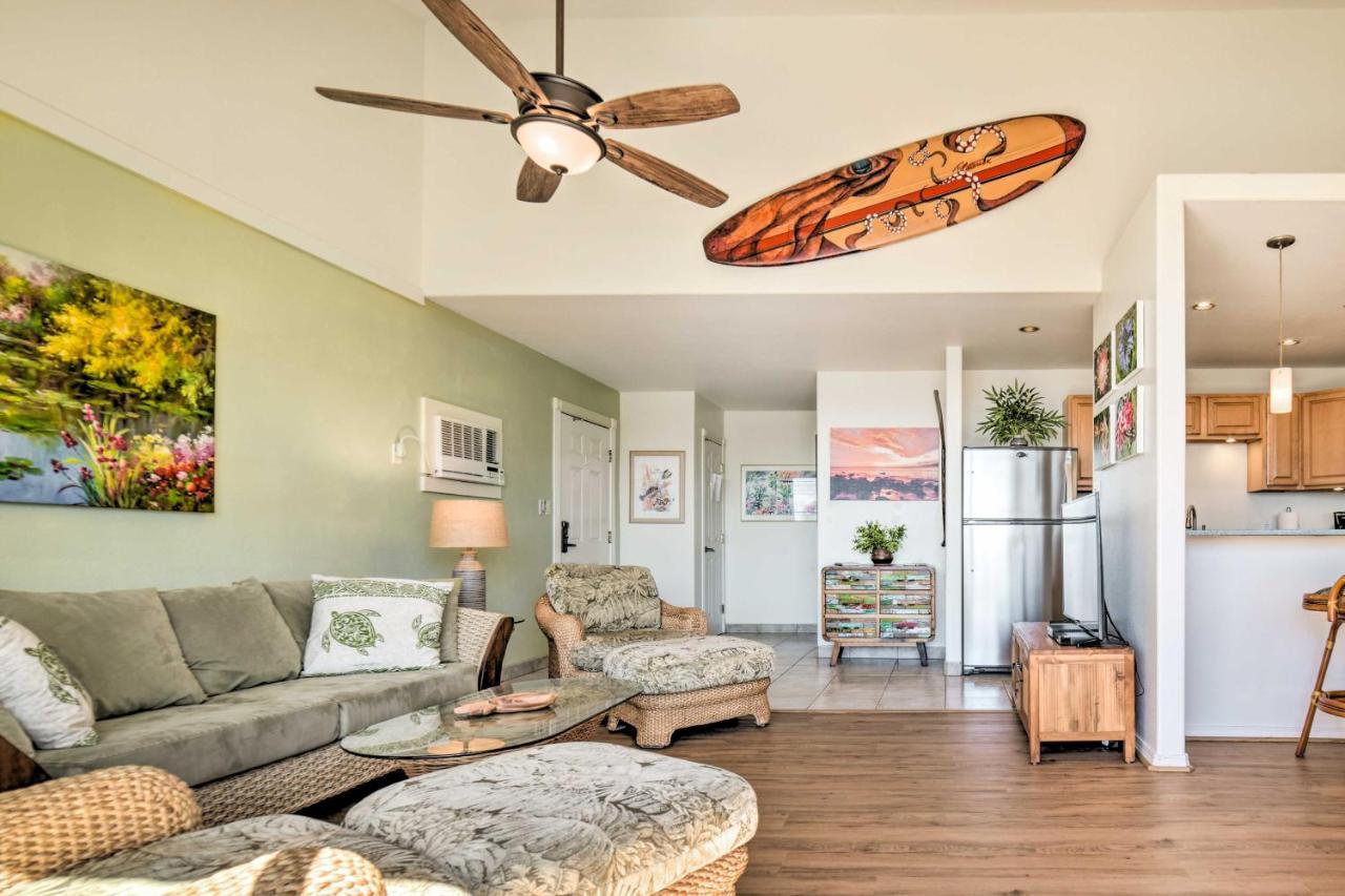Kihei Oceanside Escape With Balcony - Steps To Beach Exteriör bild